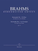 Serenade #1 by Brahms Johannes for 1 Piano 4 Hands