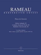 Complete Keyboard Works III by Rameau for Harpsichord