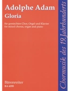 Gloria -Komposition fur Chor und zwei Tasteninstrumente- by Adam Adolphe C for Mixed Choir