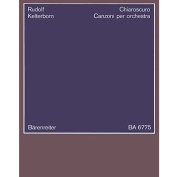 Chiaroscuro. Canzoni per Orchestra (1979/1980) by Kelterborn Rudolf for 2Fl/Fl-Pic