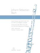 Six Sonatas after BWV 525-530 for Flute and Harpsichord Obbligato -Volume III: Sonatas 5 and 6- by Bach Johann Sebastian for Fl/Harpisc