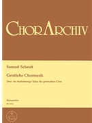 Geistliche Chormusik by Scheidt Samuel for Mixed Choir