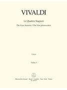 Four Seasons Op. 8 (Complete) by Vivaldi Antonio Lucio for Violin 1