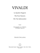 Four Seasons Op. 8 (Complete) by Vivaldi Antonio Lucio for Cello/Bass