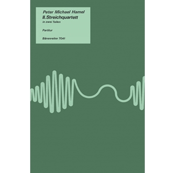 zweites String Quartet in zwei Teilen (1985/1986) by Hamel Peter Michael for 2V/Va/Vc