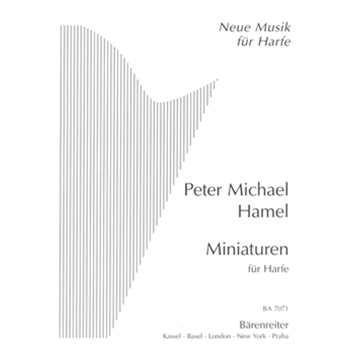 Miniaturen fur Harfe (1978/1980) by Hamel Peter Michael for Harp