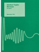 Berceuse (1980) by Trojahn Manfred for Piano