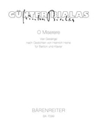 O Miserere (1983) -vier Gesange nach Gedichten von Heinrich Heine- by Bialas Gunter for BarSolo/pi