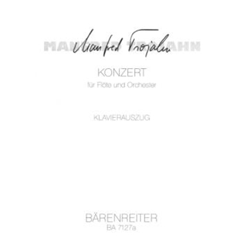 Concerto for Flute and Orchestra (1981/83) by Trojahn Manfred - Zehn Martin - for Fl/Piano