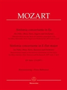 Sinfonia Concertante In E-flat Major by Mozart Wolfgang Amadeus - Kv Anh I / 9 (297b) - for Woodwind Quartet w/