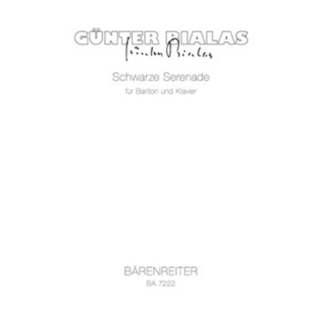 Schwarze Serenade (1989) by Bialas Gunter for BarSolo/pi