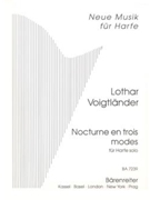 Nocturne en trois modes (1985) by Voigtlander Lothar for Harp-Solo