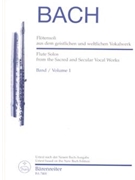 Bach - Flute Solos From Sacred & Secular by Bach Johann Sebastian for Flute/Piccolo Orchestral Excerpt (Vol 1)