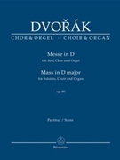 Messe In D by Dvorak Antonin for SATB