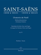 Oratorio De Noel by Saint-Saens Camille - Kohs Andreas - for SATB