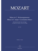 Mass in C Major KV 317 Coronation Mass by Mozart Wolfgang Amadeus - Focke Martin - for SATB