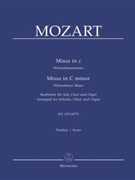 Missa C minor K. 139 "Waisenhaus Mass" (Arranged for Soloists Choir and Organ) by Mozart Wolfgang Amadeus - Focke Martin - for SSolo/ASol