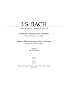 Festive Choral settings from Cantatas (Arranged for Choir and Organ) by Bach Johann Sebastian - Bredenbach Ingo - for