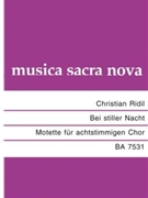 Bei stiller Nacht -Motette. Variationen uber ein Passionslied von Friedrich Spee- (aus "Trutz-Nachti by Ridil Christian for Mixed Choir