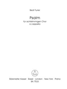 Psalm "Gloria tibi Domine" (1997) by Furrer Beat for Mixed Choir