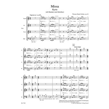 Missa op. 61 (2004/2005) by Schlee Thomas Daniel for Mixed Choir