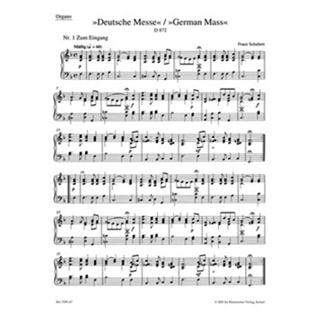 German Mass D 872 by Schubert Franz for