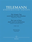 Der Jungste Tag Wird Bald Sein Ziel Erre by Telemann Georg Philipp - Kohs Andreas - for SATB
