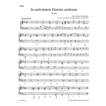 In nativitatem Domini canticum H. 416 by Charpentier Marc-Antoine for