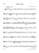 Stabat mater for Soprano Alto Strings and Basso continuo by Pergolesi Giovanni Battista for