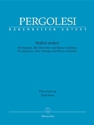 Stabat Mater by Pergolesi Giovanni Battista - Bruno Malcolm - for Vocal Scor