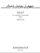 Geleit fur groSes Ensemble (2001) by Scartazzini Andrea for Fl/Fl-Piccolo