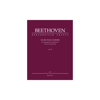 An die ferne Geliebte for Voice and Piano op. 98 by Beethoven Ludwig van - Cooper Barry - for Voice and Piano