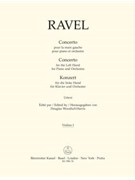 Concerto for the Left Hand for Piano and Orchestra by Ravel Maurice for