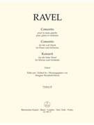 Concerto for the Left Hand for Piano and Orchestra by Ravel Maurice for