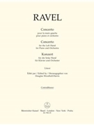 Concerto for the Left Hand for Piano and Orchestra by Ravel Maurice for
