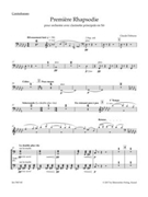 Première Rhapsodie for Orchestra with Solo Clarinet in B-flat by Debussy Claude for
