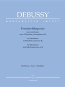 Première Rhapsodie for Orchestra with Solo Clarinet in B-flat by Debussy Claude for Clarinet-s