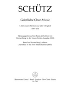 Gib unsern Fursten und aller Obrigkeit Nr. 5 SWV 373 (From "Geistliche Chor-Music") by Schutz Heinrich for Cantus/Qui