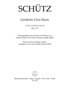 Herr auf dich traue ich SWV 377 -Motet- (No. 9 from "Geistliche Chor-Music") by Schutz Heinrich for Cantus/Qui