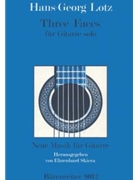 three Faces for guitar (1974) by Lotz Hans-Georg for Guitar