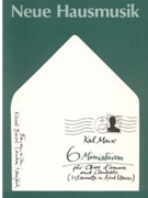 sechs Miniaturen fur Oboe d'amore und Cembalo oder fur Klarinette in A und Klavier op. 62/2 (1974) by Marx Karl for Ob-dam/cla