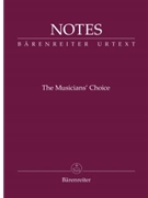 Notes -The Musician's Choice- (Barenreiter notebook with a cover in Beethoven aubergine) by for