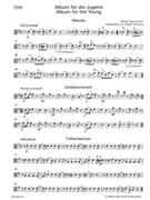 Album fur die Jugend. Auswahl fur String Trio op. 68 by Schumann Robert for