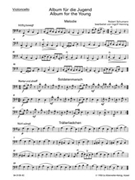 Album fur die Jugend. Auswahl fur String Trio op. 68 by Schumann Robert for