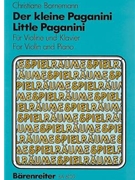 Little Paganini for Violin and Piano -Etudes for Children- by Bornemann Christian for V/Piano