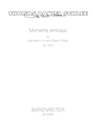 Moments amicaux fur Klarinette in A und Klavier (Orgel) op. 50b (2000) by Schlee Thomas Daniel for Clarinet-i