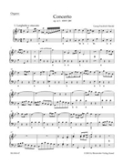 Concerto In G Minor Opus 4 #1 by Handel George Frideric for Organ (Op 4/1)