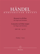 Concerto In B-flat Major Opus 4 #2 by Handel George Frideric for Instrument w/or