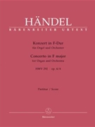 Concerto In F Major Opus 4 #4 by Handel George Frideric for Instrument and Organ (Op 4 / 4)