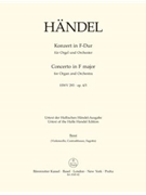 Concerto for Organ and Orchestra F major op. 4/5 HWV 293 by Handel George Frideric for